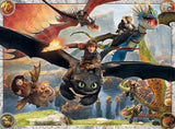 Easily Tamed Dragons | How To Train Your Dragon | Ravensburger | 150 XXL Pieces | Jigsaw Puzzle - Puzzles +