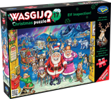 Elf Inspection! - Christmas No.17 | Wasgij? | Holdson | 1000 Pieces | Jigsaw Puzzle - Puzzles +