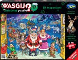 Elf Inspection! - Christmas No.17 | Wasgij? | Holdson | 1000 Pieces | Jigsaw Puzzle - Puzzles +