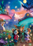 Enchanting Mushroom Town | Ravensburger | 100 XXL Pieces | Jigsaw Puzzle - Puzzles +