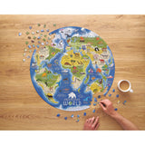 Endangered World | Ridley's | 1000 Pieces | Circular Jigsaw Puzzle - Puzzles +