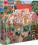 English Cottage - Victoria Ball | Eeboo | 1000 Pieces | Jigsaw Puzzle - Puzzles +