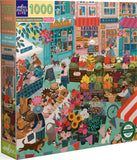 English Green Market - Victoria Ball | Eeboo | 1000 Pieces | Jigsaw Puzzle - Puzzles +