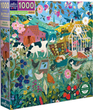English Hedgerow - Victoria Ball | Eeboo | 1000 Pieces | Jigsaw Puzzle - Puzzles +