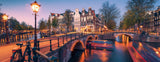 Evening in Amsterdam | Ravensburger | 1000 Pieces | Panoramic Jigsaw Puzzle - Puzzles +