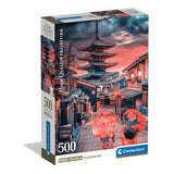 Evening In Kyoto | Clementoni | 500 Pieces | Jigsaw Puzzle - Puzzles +