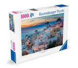 Evening in Santorini | Ravensburger | 1000 Pieces | Jigsaw Puzzle - Puzzles +