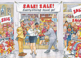 Everything Must Go! - Mystery No.7 | Wasgij? Retro | Jumbo | 1000 Pieces | Jigsaw Puzzle - Puzzles +