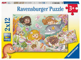 Fairies and Mermaids | Ravensburger | 2 x 12 Pieces | Jigsaw Puzzle - Puzzles +