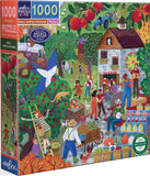 Fall Apple Pick - Cynthia Cliff | Eeboo | 1000 Pieces | Jigsaw Puzzle - Puzzles +