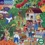 Fall Apple Pick - Cynthia Cliff | Eeboo | 1000 Pieces | Jigsaw Puzzle - Puzzles +