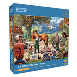 Farrier On The Farm - Steve Crisp | Gibsons | 500 Pieces | Jigsaw Puzzle - Puzzles +