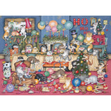 Feline Festivities - Linda Jane Smith | Gibsons | 1000 Pieces | Jigsaw Puzzle - Puzzles +
