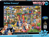 Feline Frenzy! - Mystery No.28 | Wasgij? | Holdson | 1000 Pieces | Jigsaw Puzzle - Puzzles +