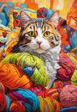 Feline Whimsy | CherryPazzi | 500 Pieces | Jigsaw Puzzle - Puzzles +