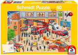 Fire Station | Schmidt | 60 Pieces | Jigsaw Puzzle - Puzzles +