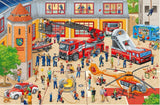 Fire Station | Schmidt | 60 Pieces | Jigsaw Puzzle - Puzzles +
