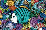 Fish Doodle | Micro Puzzles | 150 Pieces | Micro Jigsaw Puzzle - Puzzles +