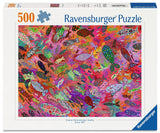 Fish In Fuchsia | Ravensburger | 500 Pieces | Jigsaw Puzzle - Puzzles +