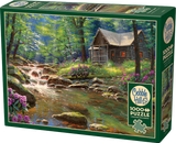 Fishing Cabin - Mark Keathley | Cobble Hill | 1000 Pieces | Jigsaw Puzzle - Puzzles +