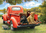 Fishing Friends - Greg Giordano | Cobble Hill | 1000 Pieces | Jigsaw Puzzle - Puzzles +