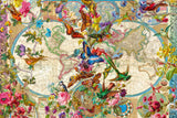 Flora & Fauna World Map | Ravensburger | 3000 Pieces | Jigsaw Puzzle - Puzzles +