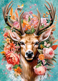 Flower Deer | CherryPazzi | 1000 Pieces | Jigsaw Puzzle - Puzzles +
