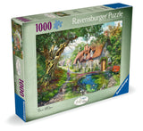 Flower Hill Lane - Down The Lane No.1 | Ravensburger | 1000 Pieces | Jigsaw Puzzle - Puzzles +