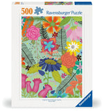 Flower Jungle | WJPC | Ravensburger | 500 Pieces | 2024 World Championship Jigsaw Puzzle - Puzzles +