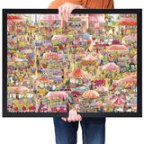 Flower Market | Botop Blackcard | 1000 Pieces | Jigsaw Puzzle - Puzzles +