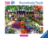 Flower Market - France | Colourful Markets | Ravensburger | 500 Pieces | Jigsaw Puzzle - Puzzles +