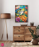 Flower Power Frog | CherryPazzi | 1000 Pieces | Jigsaw Puzzle - Puzzles +