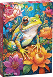 Flower Power Frog | CherryPazzi | 1000 Pieces | Jigsaw Puzzle - Puzzles +