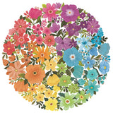 Flowers - Circle Of Colours | Ravensburger | 500 Pieces | Circular Jigsaw Puzzle - Puzzles +