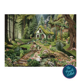 Foragers Cottage - Sarah Reyes | The Puzzle Collab | 500 Pieces | Jigsaw Puzzle - Puzzles +