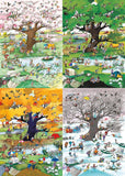 Four Seasons - Cartoon Classics | Roger Blachon | Heye | 2000 Pieces | Jigsaw Puzzle - Puzzles +