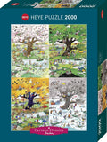 Four Seasons - Cartoon Classics | Roger Blachon | Heye | 2000 Pieces | Jigsaw Puzzle - Puzzles +
