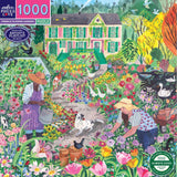 French Flower Garden - Miranda Sofroniou | Eeboo | 1000 Pieces | Jigsaw Puzzle - Puzzles +