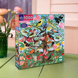 French Medieval Songbirds - Malin Gyllensvaan | Eeboo | 1000 Pieces | Jigsaw Puzzle - Puzzles +