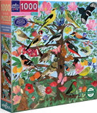 French Medieval Songbirds - Malin Gyllensvaan | Eeboo | 1000 Pieces | Jigsaw Puzzle - Puzzles +