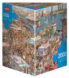Fresh Fish! - Doris Göbel & Peter Knorr | Heye | 2000 Pieces | Jigsaw Puzzle - Puzzles +
