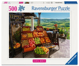 Fruit and Vegetable Market - Croatia | Colourful Markets | Ravensburger | 500 Pieces | Jigsaw Puzzle - Puzzles +