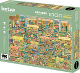 Fruit Market | Botop Blackcard | 1000 Pieces | Jigsaw Puzzle - Puzzles +