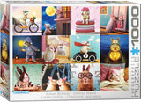 Funny Bunnies - Lucia Heffernan | Eurographics | 1000 Pieces | Jigsaw Puzzle - Puzzles +