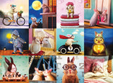 Funny Bunnies - Lucia Heffernan | Eurographics | 1000 Pieces | Jigsaw Puzzle - Puzzles +