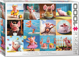 Funny Pigs - Lucia Heffernan | Eurographics | 1000 Pieces | Jigsaw Puzzle - Puzzles +