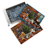 Furry Festivities - Robert Giordano | Cobble Hill | 500 Pieces | Jigsaw Puzzle - Puzzles +