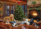 Furry Festivities - Robert Giordano | Cobble Hill | 500 Pieces | Jigsaw Puzzle - Puzzles +