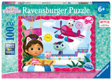 Gabby's Dollhouse | Ravensburger | 100 XXL Pieces | Jigsaw Puzzle - Puzzles +
