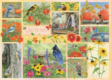 Garden Birds in Autumn - Jane Shasky | Cobble Hill | 500 Pieces | Jigsaw Puzzle - Puzzles +
